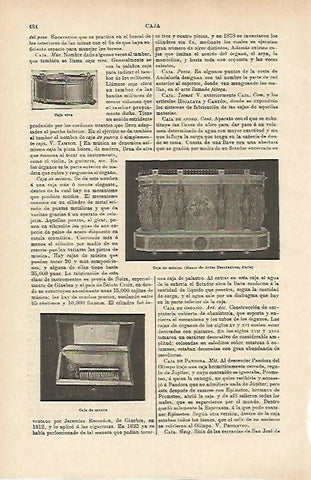 LAMINA ESPASA 14677: Caja de musica