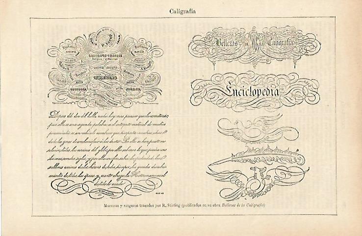 LAMINA ESPASA 14729: Escritura de R. Stirling