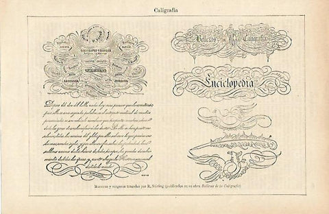 LAMINA ESPASA 14729: Escritura de R. Stirling