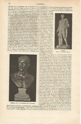 LAMINA ESPASA 14730: Esculturas de Caligula