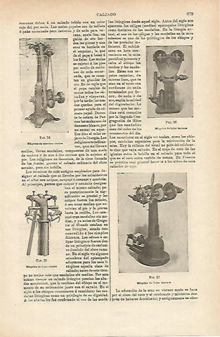 LAMINA ESPASA 14745: Maquinas para hacer tacones de zapatos