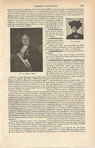 LAMINA ESPASA 14765: Jose Juan Camaron y Melia