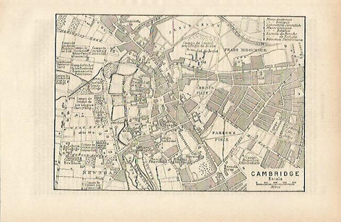LAMINA ESPASA 14772: Plano de Cambridge Inglaterra