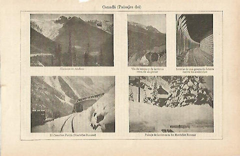LAMINA ESPASA 14810: Paisajes del Canada