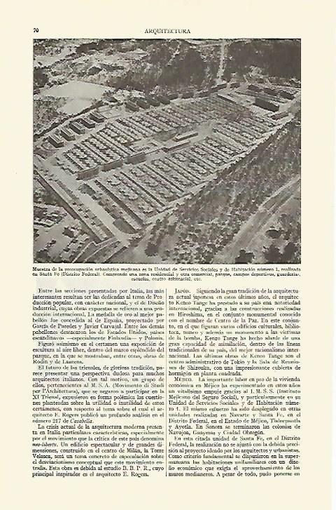 LAMINA ESPASA 14836: Unidad de Servicios Sociales de Mexico DF