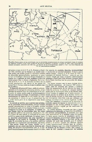 LAMINA ESPASA 14838: Grafico de las posibilidades de proyectiles de alcance intermedio