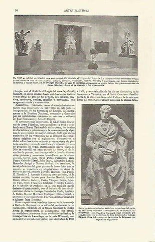 LAMINA ESPASA 14844: Exposicion El Siglo del Rococo en Munich en 1958