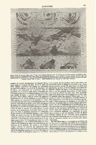 LAMINA ESPASA 14853: Mapa oficial del planeta Marte