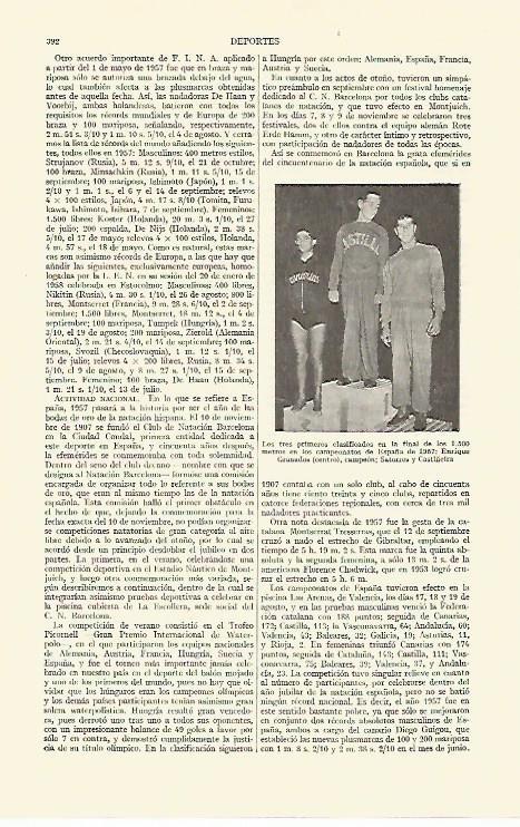 LAMINA ESPASA 14879: Campeones de la final de 1500 metros en España 1957