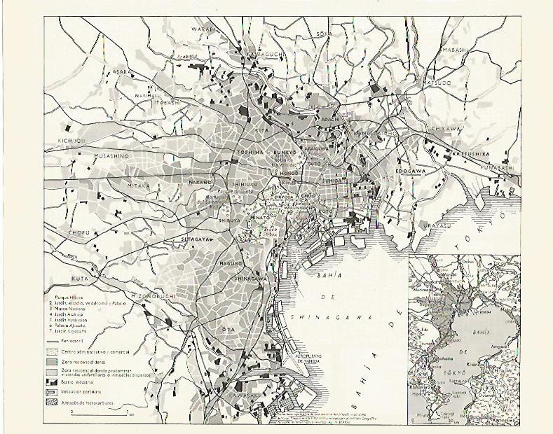 LAMINA LAROUSSE 70012: Plano de Tokio