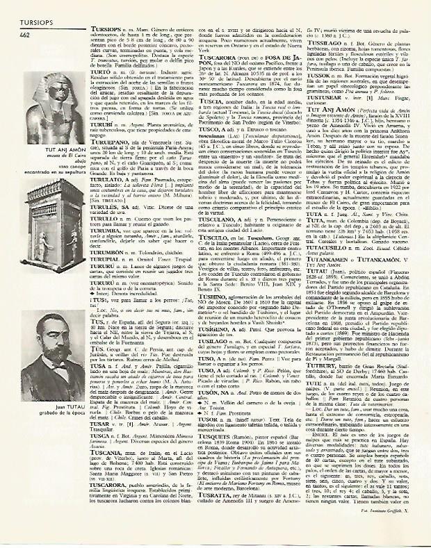 LAMINA LAROUSSE 70022: Tuntakhamon y Juan Tutau