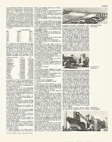 LAMINA LAROUSSE 70026: Imagenes de la URSS