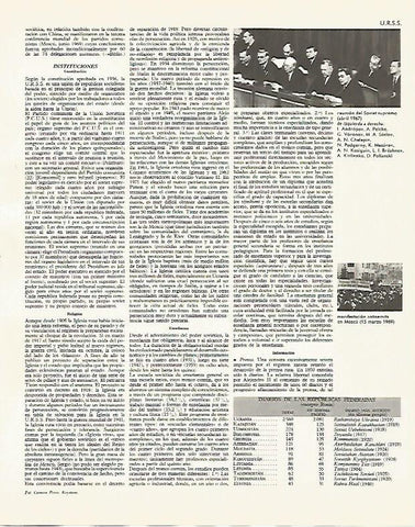 LAMINA LAROUSSE 70031: Reunion del Soviet supremo en 1967