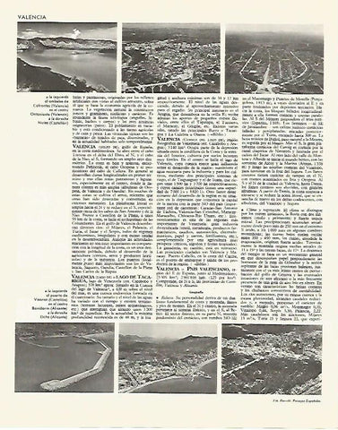 LAMINA LAROUSSE 70034: Embalse de Confrentes en Valencia