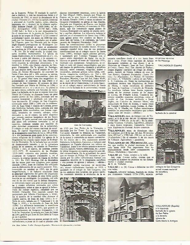 LAMINA LAROUSSE 70043: Vistas de Valladolid