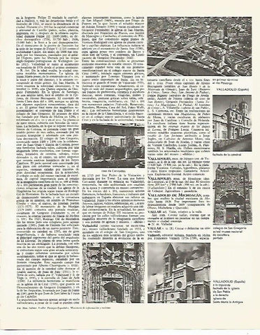 LAMINA LAROUSSE 70043: Vistas de Valladolid