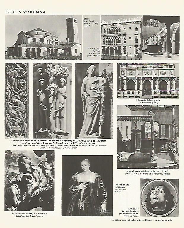 LAMINA LAROUSSE 70052: Arte de la escuela veneciana
