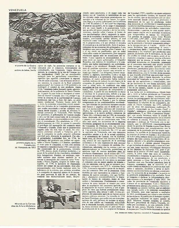 LAMINA LAROUSSE 70058: Plano de la Guaira de 1743
