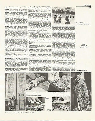 LAMINA LAROUSSE 70065: Fabricacion de vidrieras