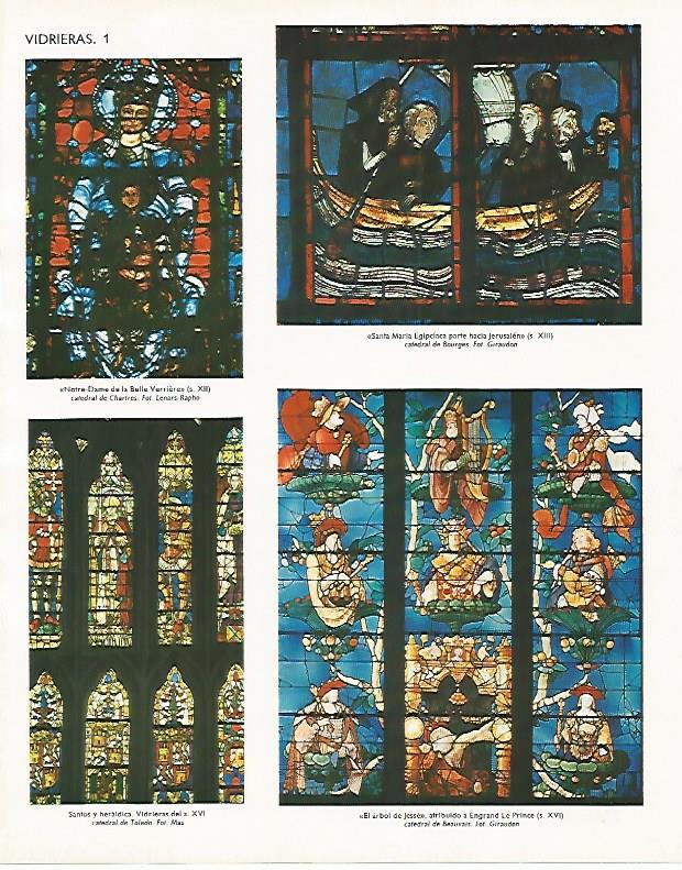 LAMINA LAROUSSE 70066: Vidrieras