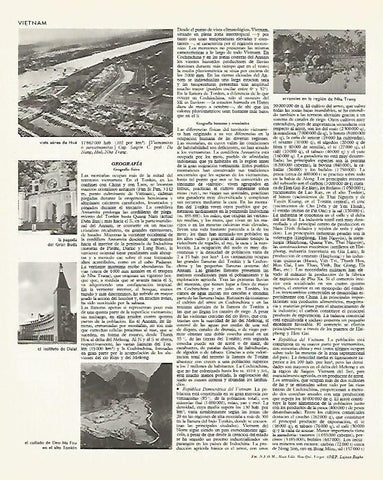 LAMINA LAROUSSE 70070: Vista aerea de Hue Vietnam