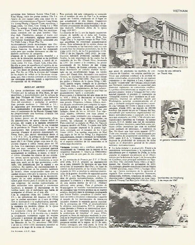 LAMINA LAROUSSE 70073: Bombardeo de Haiphong en 1967 Vietnam