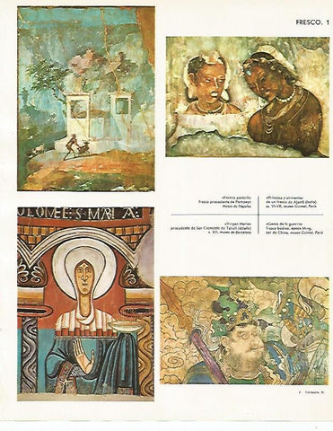 LAMINA LAROUSSE 70088: Frescos