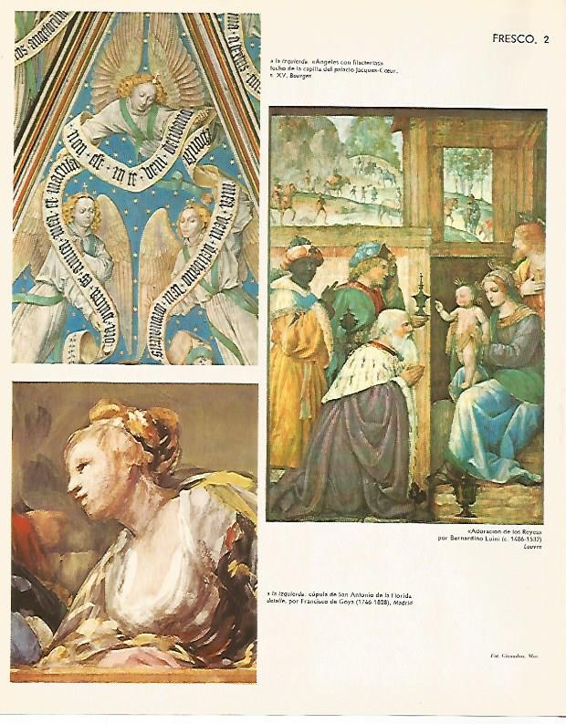 LAMINA LAROUSSE 70089: Frescos en Madrid y Paris