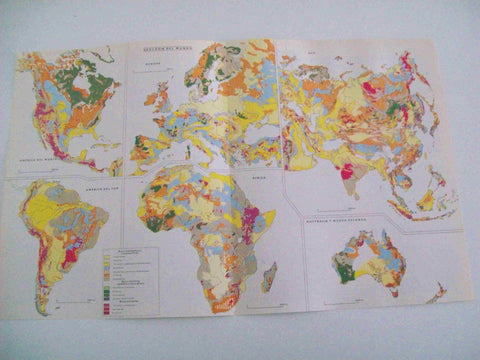 LAMINA LAROUSSE 70092: Geologia del mundo