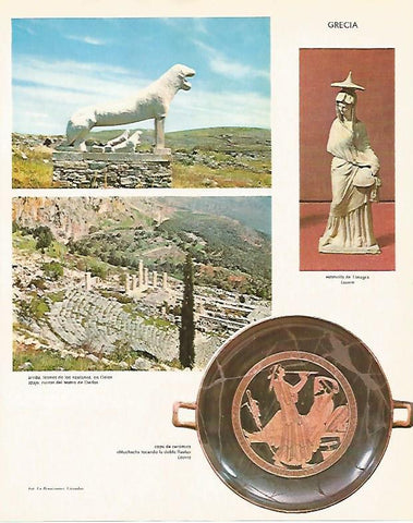 LAMINA LAROUSSE 70101: Arte de la antigua Grecia