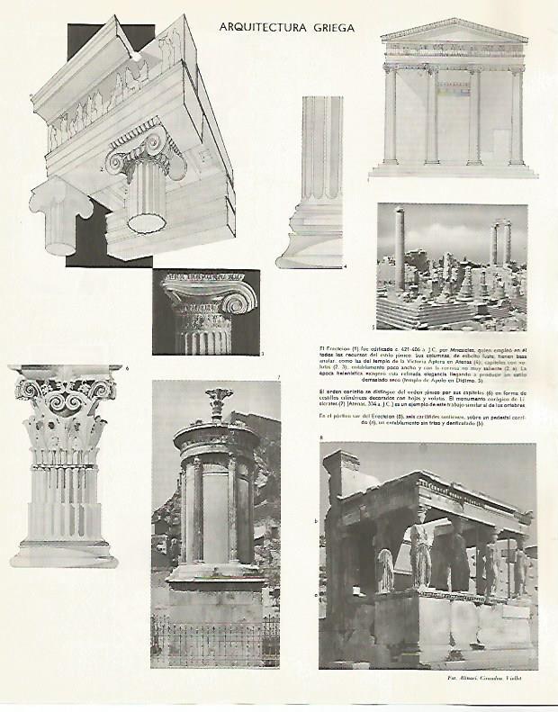 LAMINA LAROUSSE 70103: Arquitectura griega