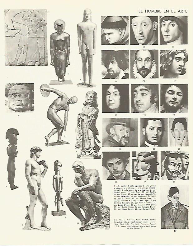 LAMINA LAROUSSE 70123: El hombre en el arte