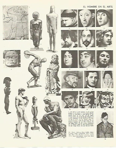 LAMINA LAROUSSE 70123: El hombre en el arte