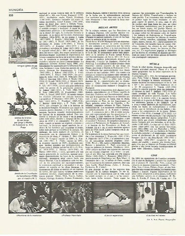 LAMINA LAROUSSE 70127: Vistas de Hungria