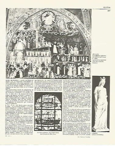 LAMINA LAROUSSE 70131: Capilla de los españoles en Florencia