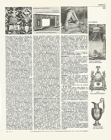 LAMINA LAROUSSE 70137: Estilo imperio