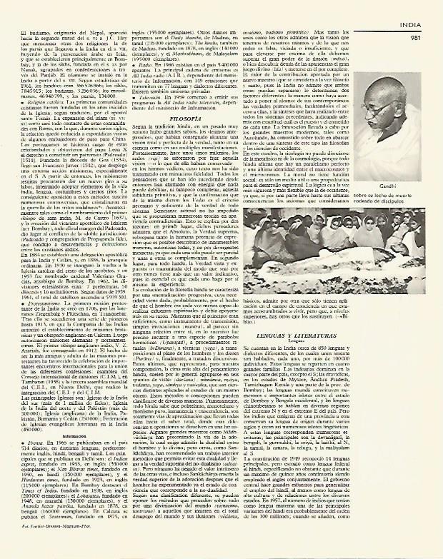 LAMINA LAROUSSE 70153: Gandhi