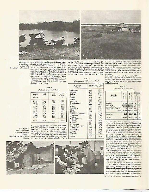 LAMINA LAROUSSE 70161: Vistas de Colombia
