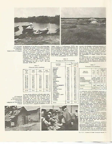 LAMINA LAROUSSE 70161: Vistas de Colombia