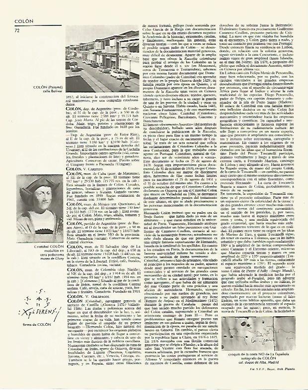 LAMINA LAROUSSE 70168: Calle Bolivar en Colon Panama