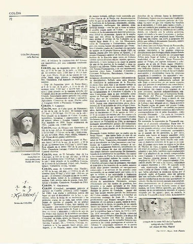 LAMINA LAROUSSE 70168: Calle Bolivar en Colon Panama
