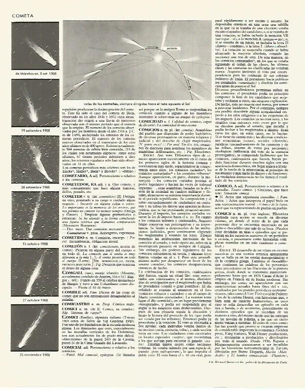 LAMINA LAROUSSE 70172: Cometa de Morehouse