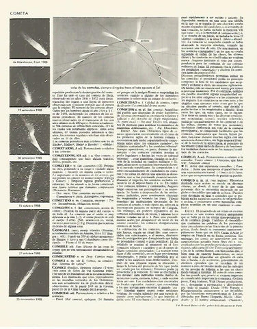 LAMINA LAROUSSE 70172: Cometa de Morehouse