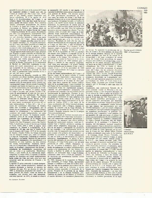 LAMINA LAROUSSE 70177: Stanley en el Congo
