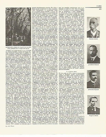LAMINA LAROUSSE 70189: Combatientes de Cuba en la Guerra de los diez años