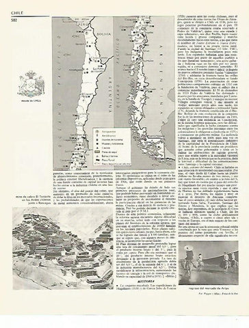 LAMINA LAROUSSE 70199: Mina de cobre El Teniente Chile