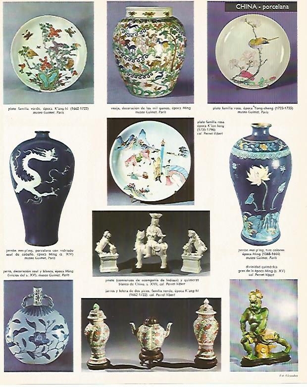 LAMINA LAROUSSE 70216: Porcelana de  China