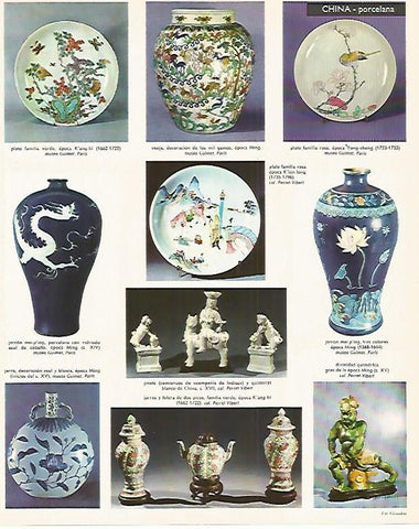 LAMINA LAROUSSE 70216: Porcelana de  China