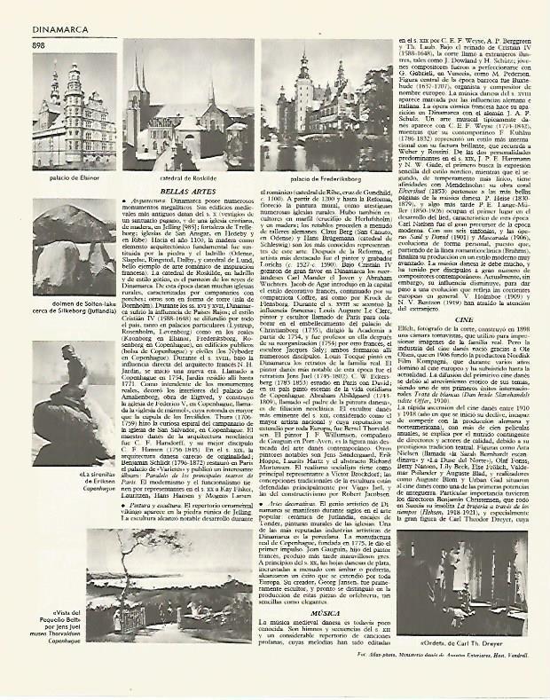 LAMINA LAROUSSE 70224: Arte de Dinamarca