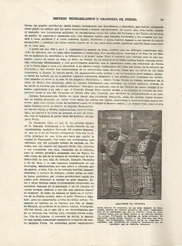 LAMINA 5018: Arqueros de Susa Iran